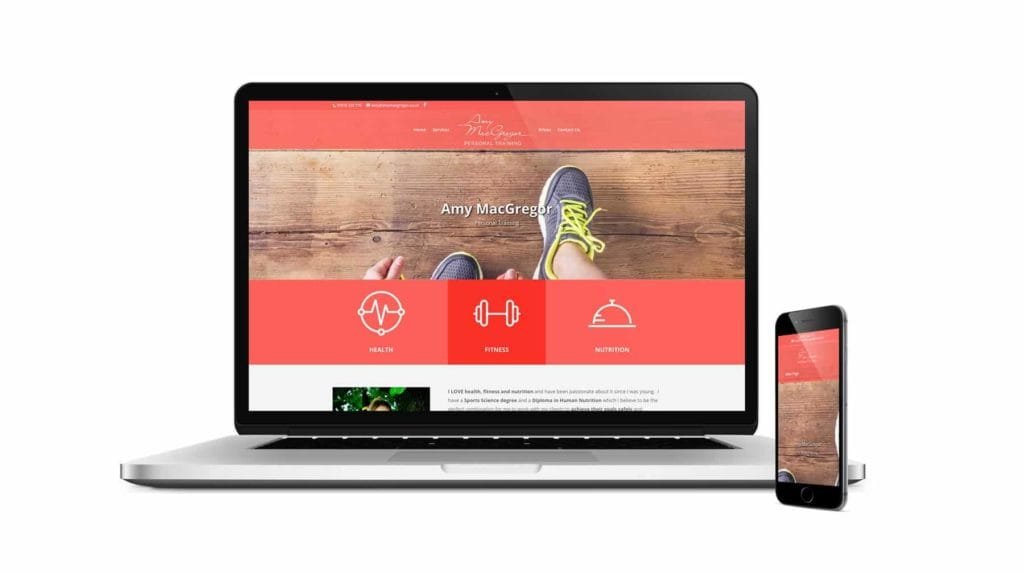 Website Design for Personal Trainer