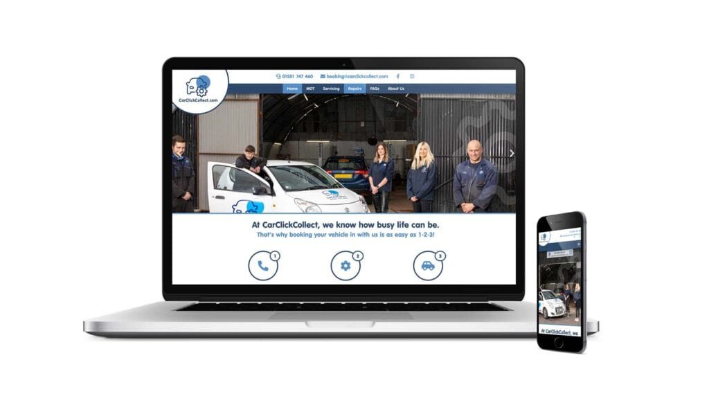 Website Design for Car Click Collect