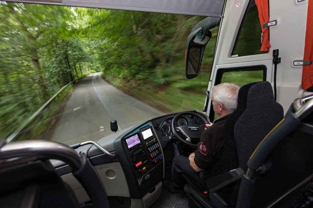 Commercial Photography for coach hire business